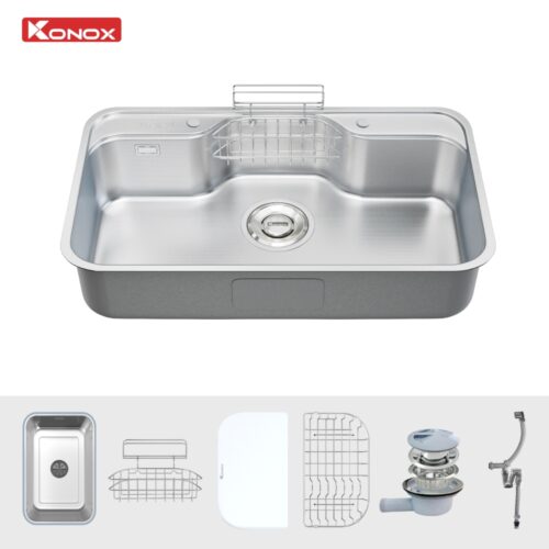 Chậu rửa chén Konox Tari Smart 9051 1 hố chống xướ